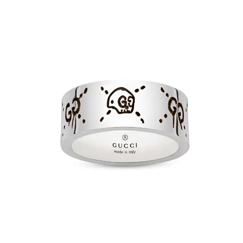 gucci ring cheap|gucci ghost ring in silver.